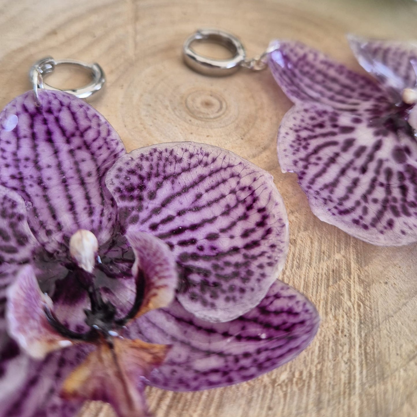 Orkide | Lilla | Platinbelagt messing